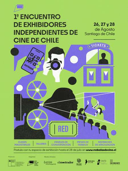 Red Salas de Cine Chile abre convocatoria para participar del  1° Encuentro Nacional de Exhibidores Independientes de Cine